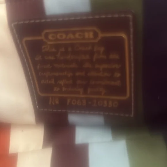 Coach 103300 65th Anniversary Legacy Mandy Satchel - Picture 3 of 7